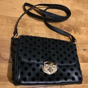 Polka dot handbag